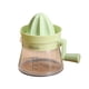 thumbnail image 2 of Exprimidor manual de cítricos | Exprimidor de mano para limón y naranja con vaso medidor y rallador integrados | Diseño ligero y portátil de plástico | Extractor de frutas fácil de limpiar para, 2 of 8