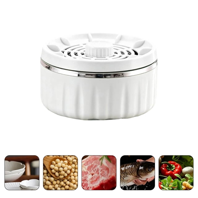 Tong Automatic Fruit Vegetable Washer Machine For Kitchen Efficient Food With Rotating And Design