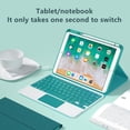 thumbnail image 2 of Keyboard Case for iPad 9.7 inch 6th Gen (2018), iPad 5th Gen (2017), iPad Air 2 (2014) with Touchpad Keyboard, 2 of 9