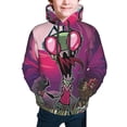 thumbnail image 4 of Invader Zim Youth Sweatshirt Hoodies Pullover 3D Print Novelty Hooded Hoody Clothes For Boys Girls Teen Clothing, 4 of 7