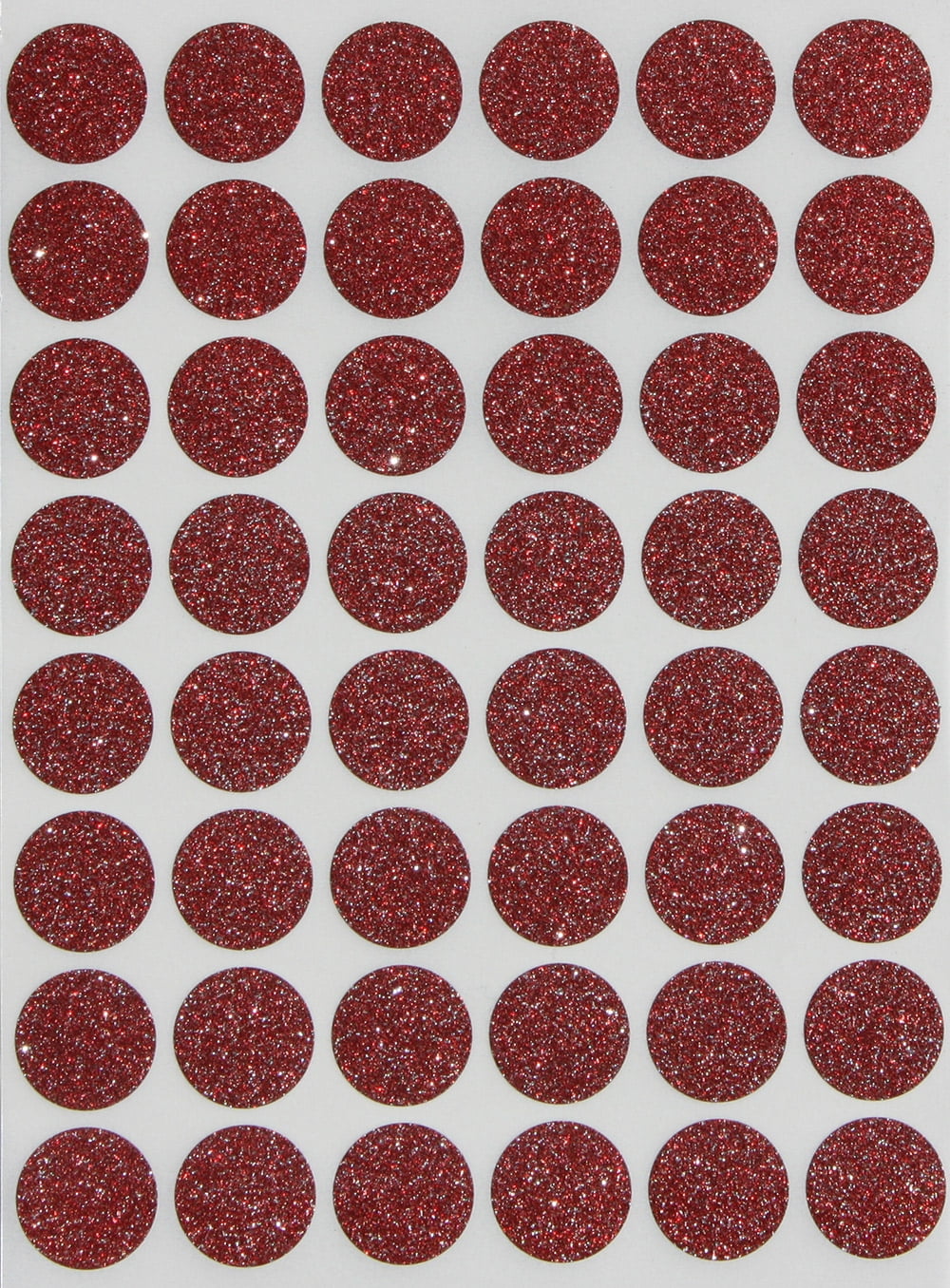 Invitation Seal Color Dots 1" Round 25mm Glitter Stickers Kids Crafts Map Labels 