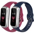 thumbnail image 1 of 2 Piezas de Correas Compatibles con Samsung Galaxy Fit SM-R370, Color D Pulsera de Repuesto de Silicona Impermeable, Suave y Transpirable Adecuada para Samsung Galaxy Fit SM-R370 JM, 1 of 5