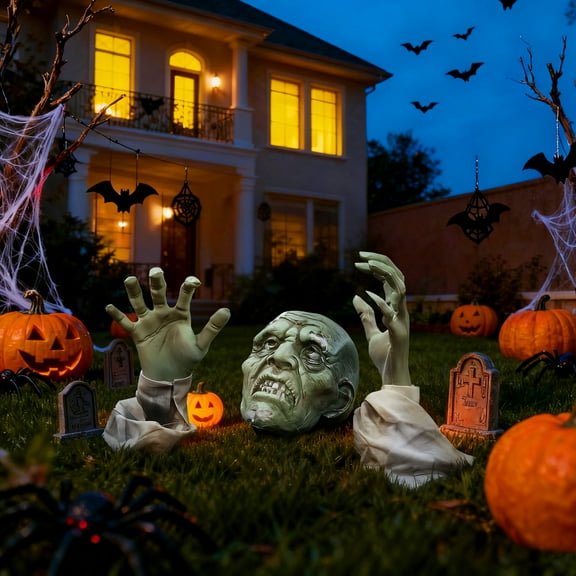 Halloween Zombie Decorations Scary Halloween Decorations Halloween Yard Decorations Halloween Decorations OutdoorLawn, Yard, Patio, Graveyard Decoration, Haunted House Prop