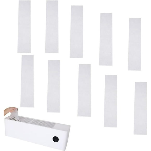 shiyou-10 Pack Mini Split Vent Filters Cover Non-Wowen Fabric Top Dust Cover Air Cleaning Filter for Home Air Conditioner Indoor Unit Ductless Inverter Split System AC Heat Pump Heater