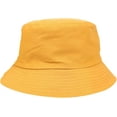thumbnail image 3 of CoCopeaunts Ladies Bucket Hat Simple Solid Color Double Sided Wear Bucket Cap Summer Fishing Walking Casual Cotton Fisherman Hat, 3 of 8