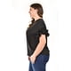 thumbnail image 2 of Blusa manga con olanes Roman Fashion Tallas Extras 2314 Negro 40, 2 of 7