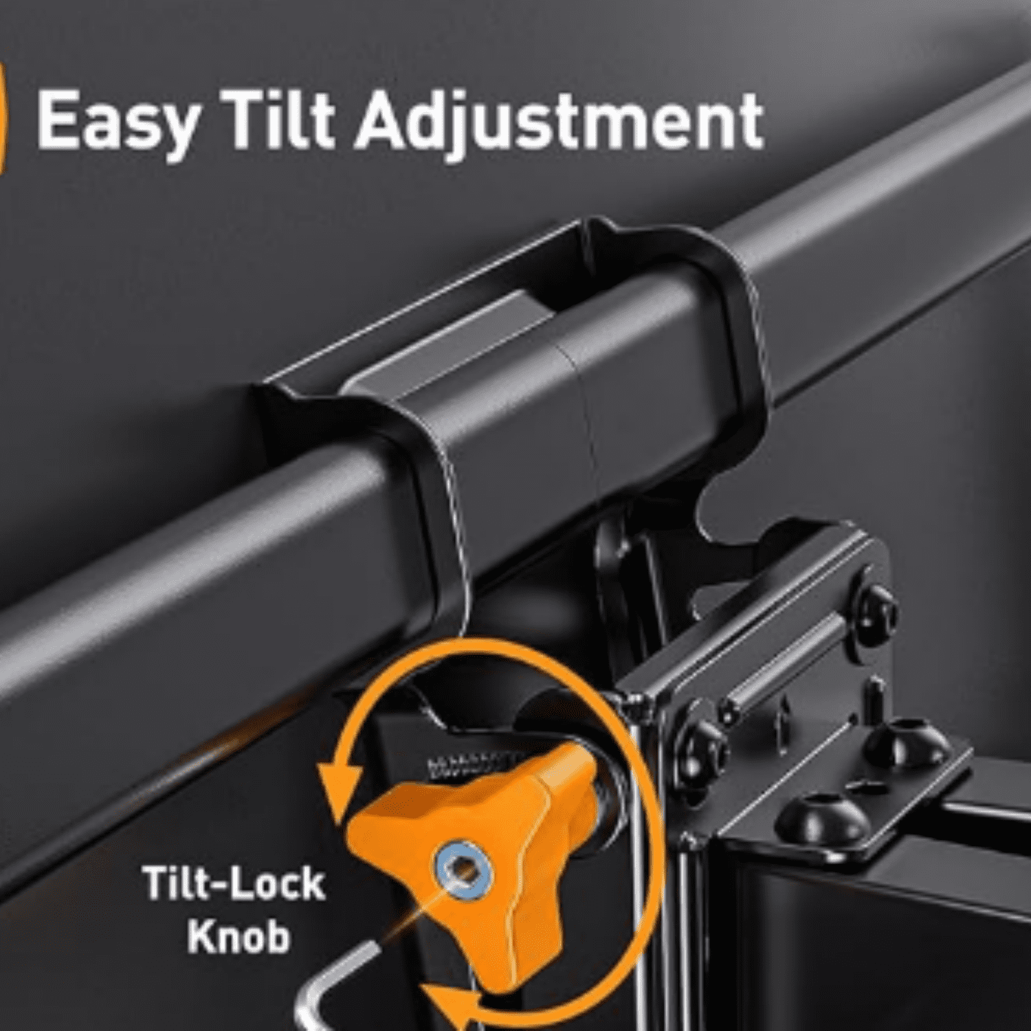 Full Motion TV Wall Mount for 42-85 inch TVs up to 132 lbs, TV Mount with Dual Articulating Arms, Tool-Free Tilt, Swivel, Extension, Leveling, Max VESA 600x400mm, 16" Studs