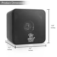 thumbnail image 2 of Altavoces de estantería Pyle Home PCB4BK de 4 pulgadas, 200 W y 8 ohmios, color negro, 2 of 6