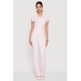 thumbnail image 2 of Women's Brushed Knit Short Sleeve Polo Top, 2 of 4