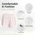 thumbnail image 6 of Lsque Cow 1 Printed Women's Running Shorts with Liner Pockets,Elastic Quick Dry Workout Athletic Gym Yoga Shorts,Womens High Waist Shorts-Large, 6 of 9