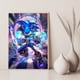 thumbnail image 5 of Pósteres artísticos de S-Sonic H-Hedgehog para decoración de paredes, imágenes para decoración del hogar, decoración de paredes de habitaciones, pintura sobre lienzo, póster personalizado, 5 of 5