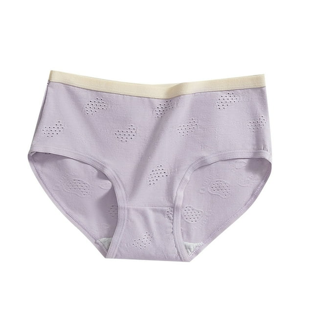 Ultra-Soft Cotton Imitation Girls Underwear - Breathable Mid Rise Hypoallergenic Panties (3-15Y)