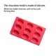 thumbnail image 4 of Molde de silicona Matsuzay 9 cavidades para bodas vacaciones dulces chocolate galletas, 4 of 6