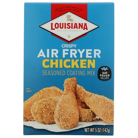 Pack of 6, Louisiana Fish Fry Air Fryer Chicken Coating Mix , 5 oz