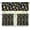 Mushroom Pattrerns, variant on Halloween Ghost Kitchen Curtains and Valances 3 Piece Set,Valance Curtains for Kitchen Windows Halloween Kitchen Curtains Tiers and Valances for Cafe Living Room Window Decor