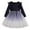 z251126-Navy-B, variant on Girls Christmas Dress Size 8 Plaid Long Sleeve Girls Party Dress Snowflake Embroidery Gown for Holiday Winter Formal Occasions and Special Events Red-B Size 8-9 Years