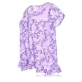 thumbnail image 6 of JEFFRICO Pajamas For Women Capri Set Sleepwear Soft Pajamas Short Sleeve Pajama Sleepshirt With Capri Pants, 6 of 7