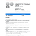 thumbnail image 2 of Front and Rear Brake Pad and Rotor Kit - Compatible with 1984 - 1985 Mazda RX-7 GSL-SE, 2 of 2