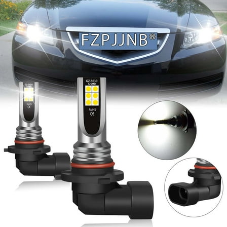 FZPJJNB For Acura TL 2002-2006 - 9006 LED Fog Light Kit,6000K White,Pack of 2,I5