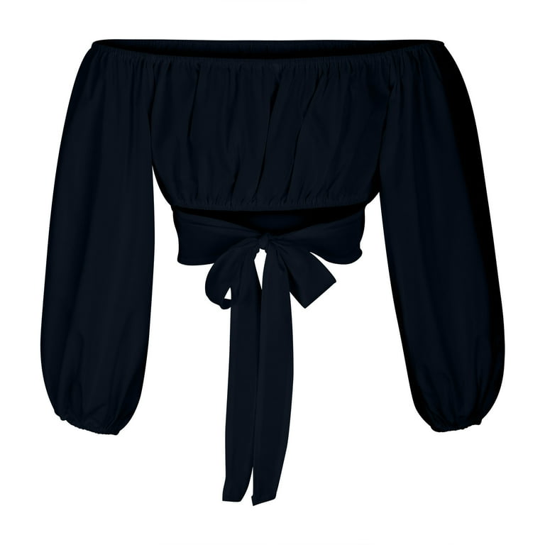Sexy Solid Color Buttons Off Shoulder Blouses Sexy Solid Color Buttons Off Shoulder Blouses