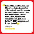 thumbnail image 6 of Bragg Apple Cider Vinegar Energy Supplement, 1877mg ACV Blend with 750mg Acetic Acid, 90 Count, 6 of 10