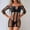 Black, variant on uublik Lingerie Set Women Valentine's Day Sleepwear Chemise Dress Lace Nighty Nightgowns Black Free Size
