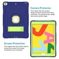 thumbnail image 6 of iPad 10.2 Case 7th Generation, Allytech Hybrid Dual Layers Heavy Duty Shockproof Defender Build Kickstand Drop Protection Case Cover for Apple iPad 7th Gen 2019, Navyblue/Olivine, 6 of 7