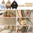 thumbnail image 7 of Jiibva Cartoon Large Capacity Chicken Nylon Backpack With Pendant Lightweight Bookbag Kawaii Hen Shape Bag, 7 of 7