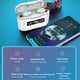 thumbnail image 5 of 4pcs Auriculares inalámbricos Bluetooth 5.1 Auriculares con pantalla LED Auriculares portátiles impermeables, Blanco Inevent EL000249-02B, 5 of 7