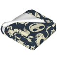 Gray The Nightmare Before Christmas Blanket for Couch Bed Throw Blanket