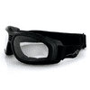 TOURING 2 GOGGLE, BLACK FRAME,ANTI-FOG CLEAR LENSES