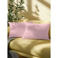 thumbnail image 5 of 1 Pack Outdoor Throw Pillow, Pink Waterproof Pillow with Insert Included, Farmhouse Pink Decor Decorative Accent Cushion Lumbar Pillows for Patio Porch, 12 x 20 In, 5 of 8