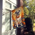 thumbnail image 2 of Carolines Treasures DAC1025CHF 40 x 28 in. White Boxer Fall House Flag, 2 of 5