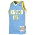 thumbnail image 2 of Youth Mitchell & Ness Carmelo Anthony Powder Blue Denver Nuggets 2003-04 Hardwood Classics Swingman Jersey, 2 of 3