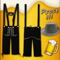 ZAROYEAX Ethnic Male Traditional Oktoberfest Outfits Bib Overalls zaroyeax-ethnic-male-traditional-oktoberfest-outfits-bib-overalls
