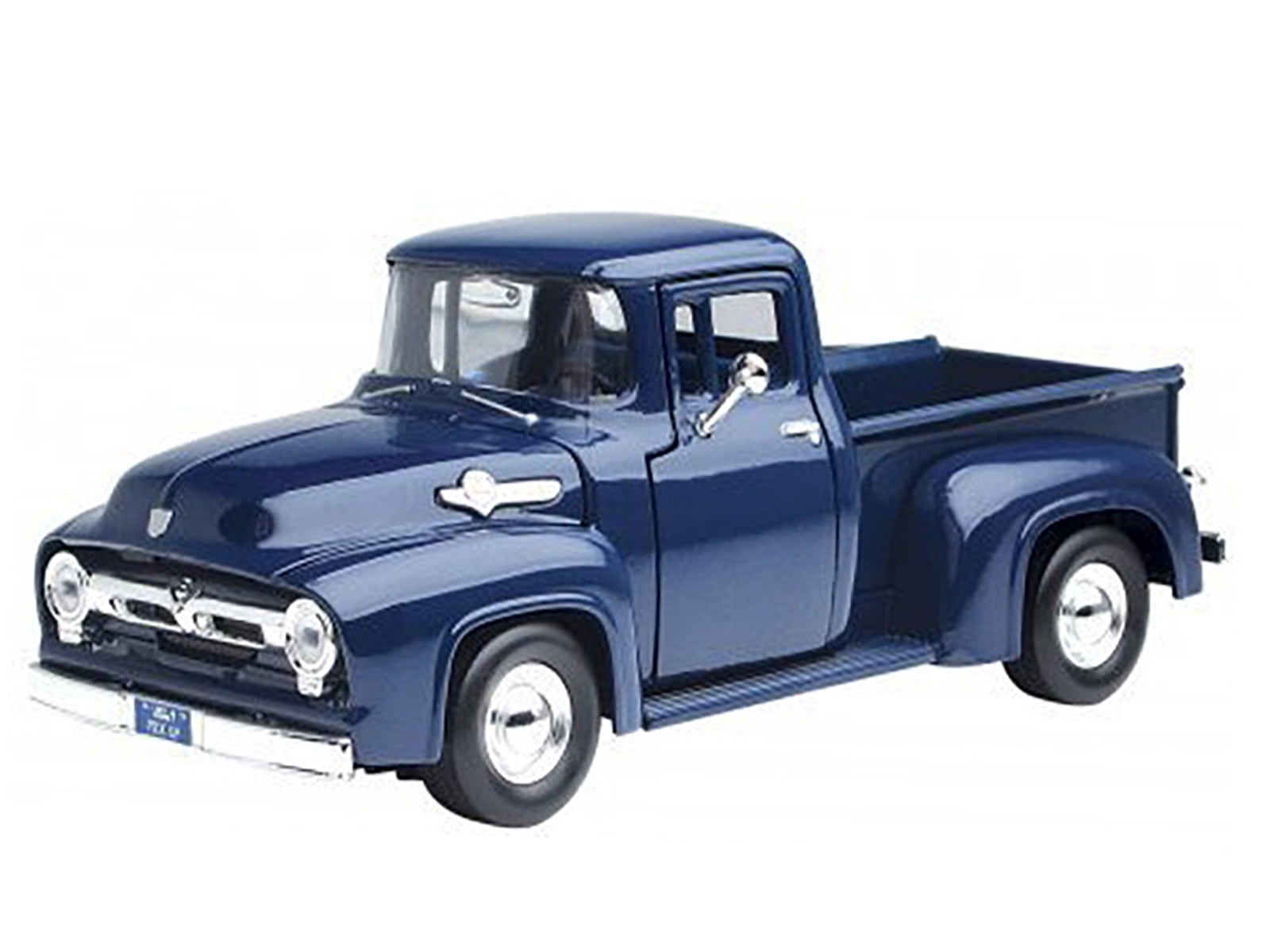 1956 Ford F-100 Pickup Truck Blue 1/24 Diecast Model Car by Motormax
