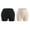 black+beige(2pack), variant on 2 Pack Women's Butt Lifter Padded Lace Panties, Plus Size Seamless Hip Enahncer Body Shaper Boyshort Underwear, Black/Beige, L-6XL