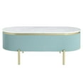 thumbnail image 4 of Furniture of America Timi Glam Wood 1-Drawer Coffee Table in Green, 4 of 11