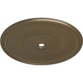 thumbnail image 3 of 51 1/8"OD x 3 5/8"ID x 1 1/2"P Nevio Ceiling Medallion (Fits Canopies up to 4 3/4"), Hand-Painted Warm Silver, 3 of 6