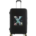 thumbnail image 1 of Luggage Covers Protective Cover Travel Luggage Scratch Proof Dust Cover Reusable Dust Cover Washable Fish Letter Print Pattern 8fish letter X L, 1 of 6