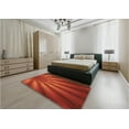 thumbnail image 4 of Ahgly Company Indoor Square Patterned Orange Red Orange Area Rugs, 8' Square, 4 of 6