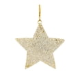 thumbnail image 3 of Melrose Set of 6 Gold Star Christmas Ornaments 4", 3 of 3