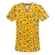 thumbnail image 2 of Camiseta estampada de manga corta con cuello en V, ropa de lavado bucal dental, salón de belleza, hospital de mascotas, médico, enfermera, ropa de trabajo de algodón, 2 of 5