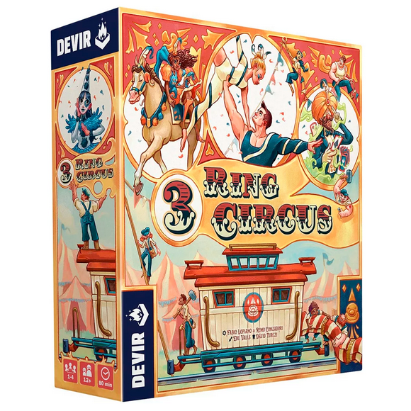 Juego de Mesa 3 Ring Circus Virtual Zone