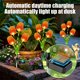 thumbnail image 5 of Juego de 2 luces solares LED para jardín en forma de flor, impermeables y resistentes a la intemperie, decoración exterior para caminos y patio., 5 of 6