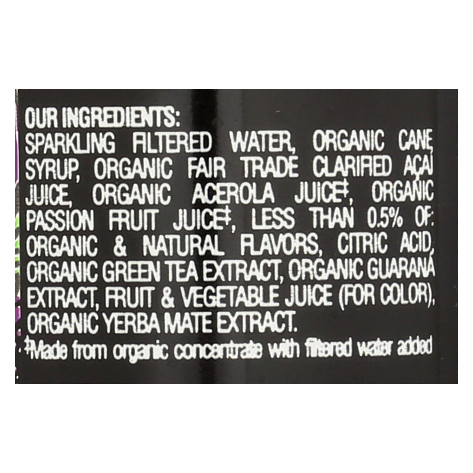 Sambazon Sambazon; Inc. Jungle Love Amazon Energy Drink Acai Passion Fruit, 12 oz - Case of 12