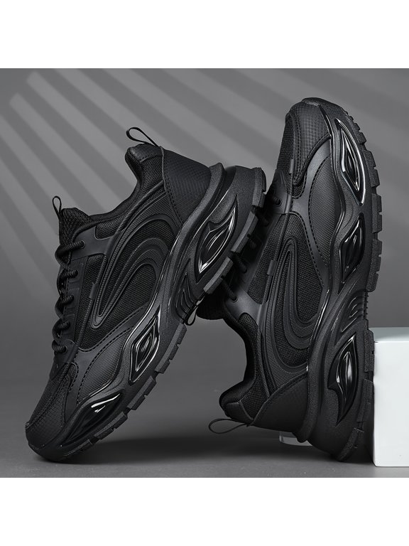 Men'S Casual Sports Shoes, Low-Top Lace-Up Sneakers, Comfortable Footwear
