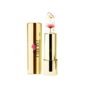 Effiore Lipstick Color Changing Cruelty-Free Lipstick that Stains Lips Based on Mood Made w/ Real Flowers & Compact Case (Bubblegum Pink)