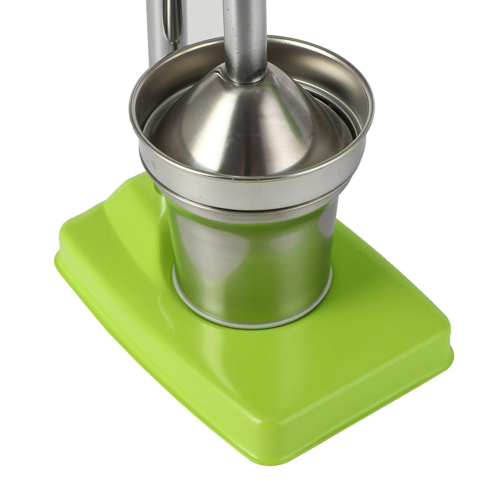 Manual Citrus Juicer, Heavy Duty Stainless Steel Lemon Orange Squeezer with Pulp Strainer, Non-Slip Base, Easy Clean Hand Press for Fresh Juice
