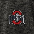 thumbnail image 3 of Men's Colosseum Heathered Black Ohio State Buckeyes Big & Tall Down Swing Polo, 3 of 4